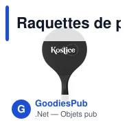 Raquettes de plage personnalisables BeachTennis avec logo - Miniature 3