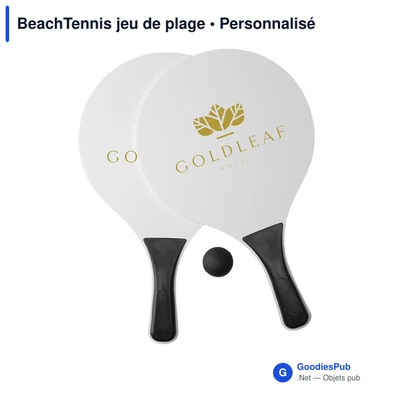 Raquettes de plage personnalisables BeachTennis avec logo - Image 8