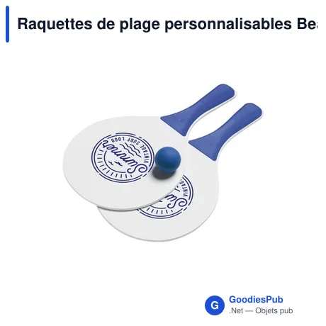 Raquettes de plage personnalisables BeachTennis Small Size avec logo