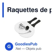 Raquettes de plage personnalisables BeachTennis Small Size avec logo - Miniature 11