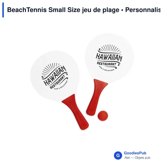 Raquettes de plage personnalisables BeachTennis Small Size avec logo - Image 4