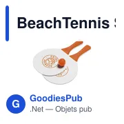 Raquettes de plage personnalisables BeachTennis Small Size avec logo - Miniature 7