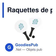 Raquettes de plage personnalisables BeachTennis Small Size avec logo - Miniature 10