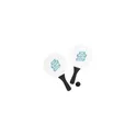 Variante noir - Raquettes de plage personnalisables BeachTennis Small Size avec logo