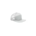 Variante blanc - Casquette personnalisable à visière plate 7 pans avec logo - BEAD