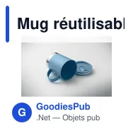 Mug réutilisable personnalisable BEAKER avec logo - 300ml - Miniature 7