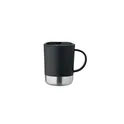 Variante noir - Mug réutilisable personnalisable BEAKER avec logo - 300ml