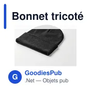 Bonnet tricoté personnalisable avec logo - BEANIX - Miniature 4