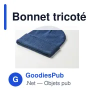 Bonnet tricoté personnalisable avec logo - BEANIX - Miniature 6