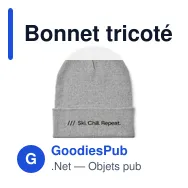 Bonnet tricoté personnalisable avec logo - BEANIX - Miniature 8