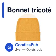 Bonnet tricoté personnalisable avec logo - BEANIX - Miniature 10