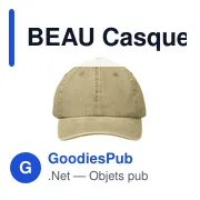 BEAU Casquette baseball à 6 pans - Miniature 2