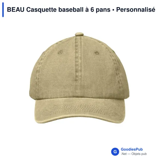 BEAU Casquette baseball à 6 pans - Image 2