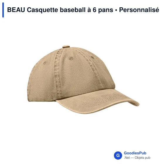 BEAU Casquette baseball à 6 pans - Image 11