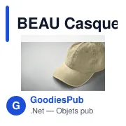 BEAU Casquette baseball à 6 pans - Miniature 3