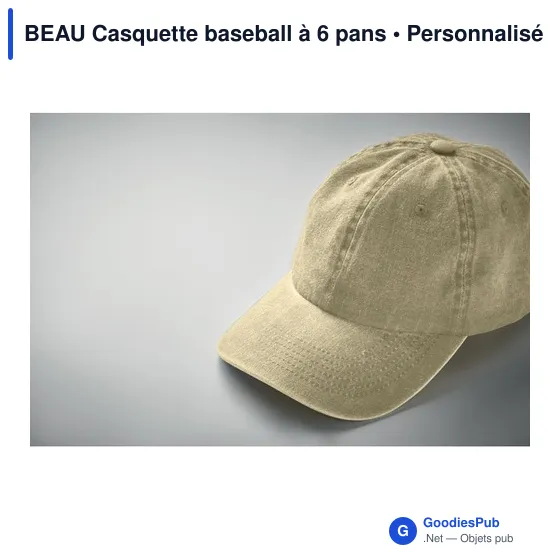 BEAU Casquette baseball à 6 pans - Image 3