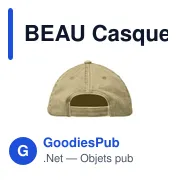 BEAU Casquette baseball à 6 pans - Miniature 4
