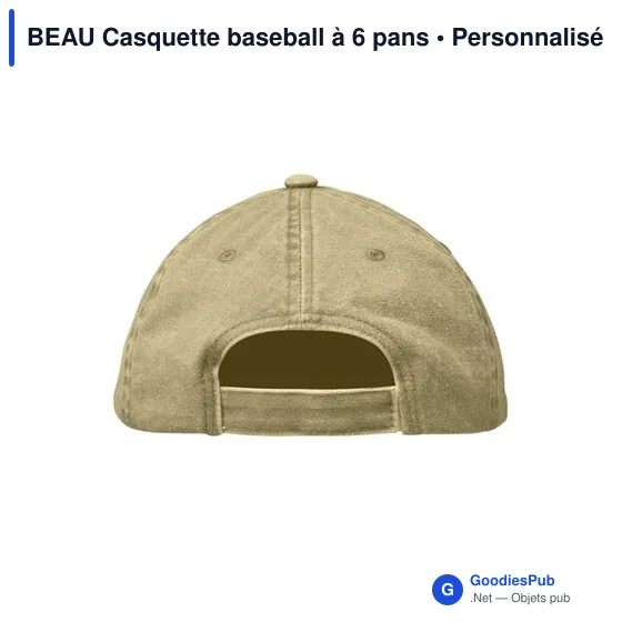 BEAU Casquette baseball à 6 pans - Image 4