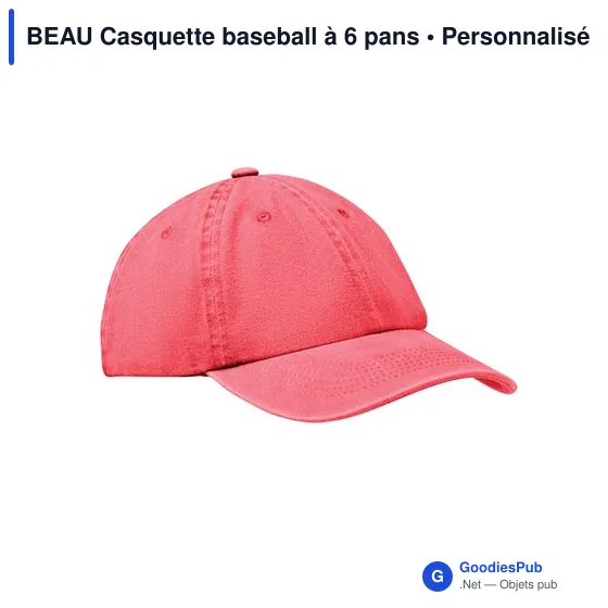 BEAU Casquette baseball à 6 pans - Image 6