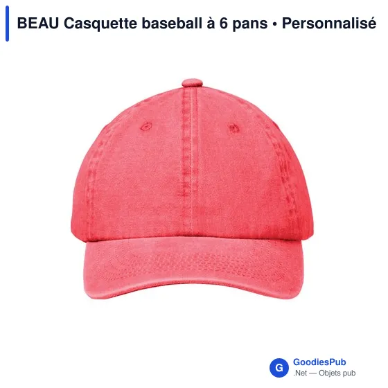BEAU Casquette baseball à 6 pans - Image 7