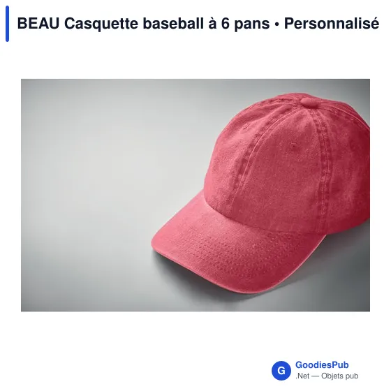 BEAU Casquette baseball à 6 pans - Image 8