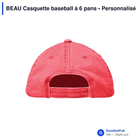 BEAU Casquette baseball à 6 pans - Image 9