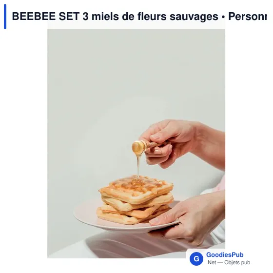 Set de 3 miels de fleurs sauvages personnalisable avec logo - Image 5