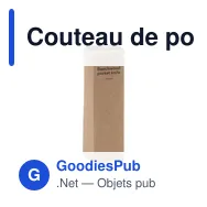 Couteau de poche personnalisable en bois avec logo - Beechwood - Miniature 6