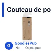 Couteau de poche personnalisable en bois avec logo - Beechwood - Miniature 7