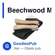 Outils multifonctions personnalisables Beechwood avec logo - Miniature 1