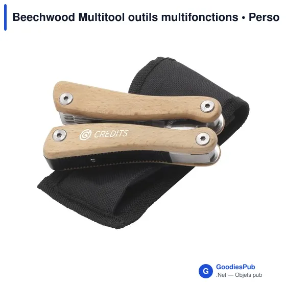Outils multifonctions personnalisables Beechwood avec logo - Image 1
