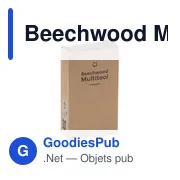 Outils multifonctions personnalisables Beechwood avec logo - Miniature 4