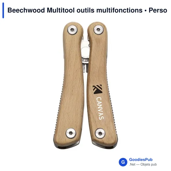 Outils multifonctions personnalisables Beechwood avec logo - Image 7