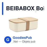 BEIBABOX Boîte à lunch maïs PLA 1000ml - Miniature 6