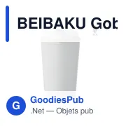 BEIBAKU Gobelet double paroi 350ml - Miniature 1