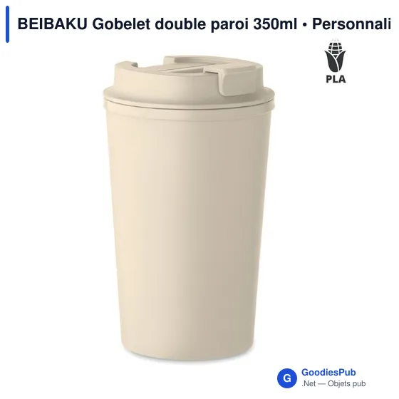 BEIBAKU Gobelet double paroi 350ml - Image 11