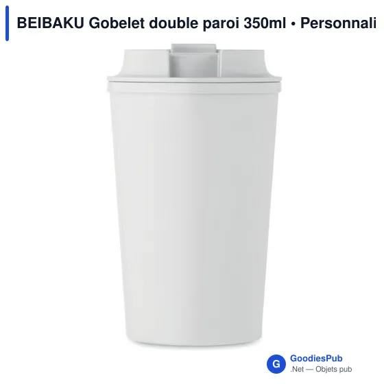 BEIBAKU Gobelet double paroi 350ml - Image 3