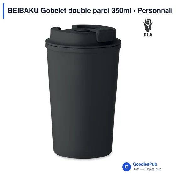 BEIBAKU Gobelet double paroi 350ml - Image 6