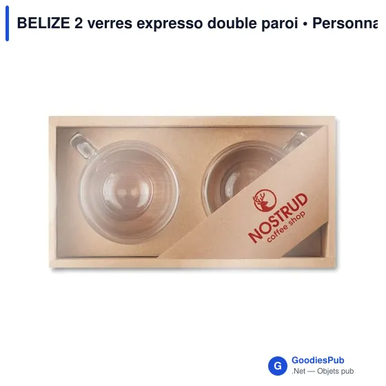 BELIZE 2 verres expresso double paroi - Image 4