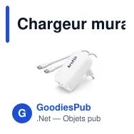 Chargeur mural 3 ports personnalisable Belkin avec logo - Miniature 4
