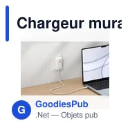 Chargeur mural 3 ports personnalisable Belkin avec logo - Miniature 7