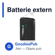 Batterie externe personnalisable Belkin BoostCharge Power Bank 10K avec logo - Miniature 12