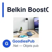 Batterie externe personnalisable Belkin BoostCharge Power Bank 10K avec logo - Miniature 8