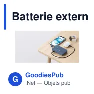 Batterie externe personnalisable Belkin BoostCharge Power Bank 10K avec logo - Miniature 9