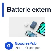 Batterie externe personnalisable Belkin BoostCharge Power Bank 10K avec logo - Miniature 10