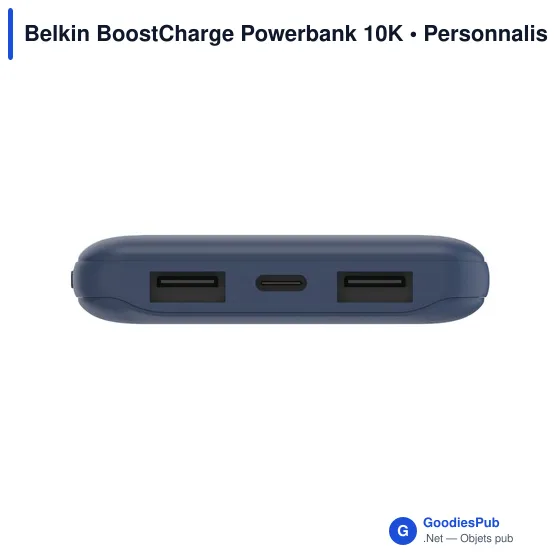Powerbank personnalisable Belkin BoostCharge 10K avec logo - Image 11