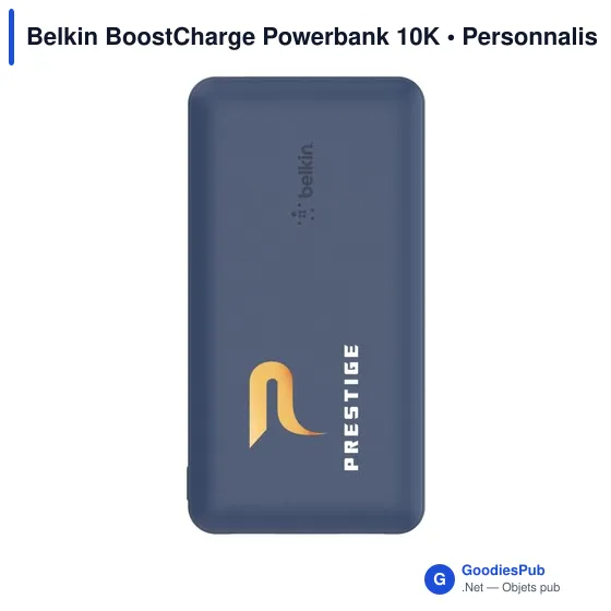 Powerbank personnalisable Belkin BoostCharge 10K avec logo - Image 12