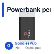 Powerbank personnalisable Belkin BoostCharge 10K avec logo - Miniature 3