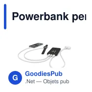 Powerbank personnalisable Belkin BoostCharge 10K avec logo - Miniature 5