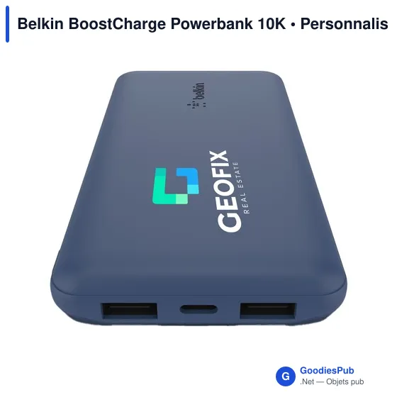 Powerbank personnalisable Belkin BoostCharge 10K avec logo - Image 9